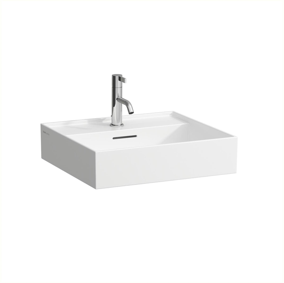 LAUFEN Aufsatzwaschtisch KARTELL 500x460 mm, 1 Hahnloch, mit Überlauf, weiß