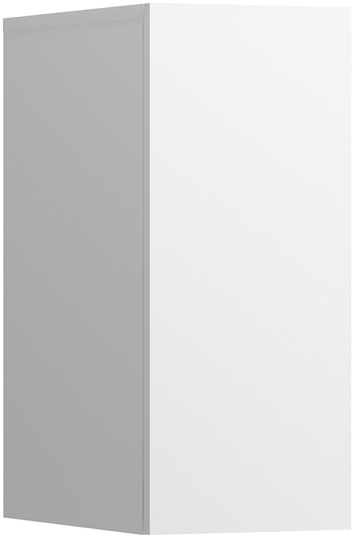 LAUFEN KARTELL Seitenelement 700 x 300 x 485 mm, 1 Tür links, Push & Pull, weiß matt