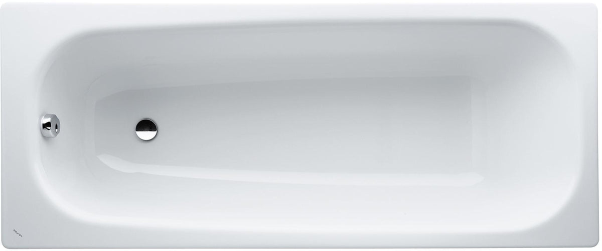 LAUFEN PRO Einbau-Badewanne 1600x700mm Stahl weiß inkl. Schallschutz