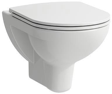 LAUFEN PRO Wand-WC spülrandlos Tiefspüler 53 cm weiß – wandhängend