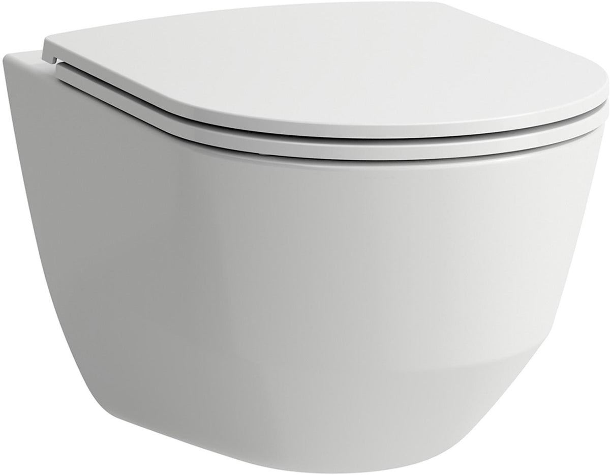 LAUFEN PRO Wand-WC Set spülrandlos 530x365x350 mm weiß