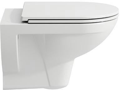 LAUFEN PRO Wand-WC spülrandlos Tiefspüler 53 cm weiß – wandhängend