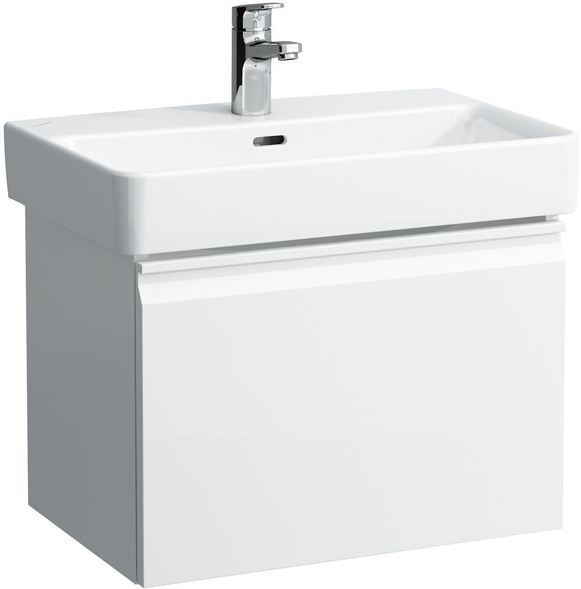 LAUFEN PRO S Waschtischunterbau 550 x 390 x 370 mm Wenge mit Schublade und Innenschublade
