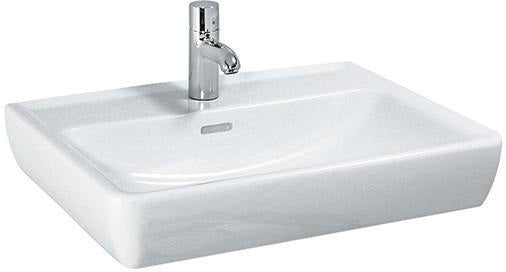 LAUFEN PRO A Waschtisch 550x480 mm mit Überlauf, 1 Hahnloch, Manhattan – Wandmontage