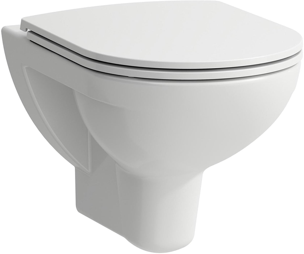LAUFEN PRO PACK Wand-WC H820960 weiß spülrandlos mit WC-Sitz slim