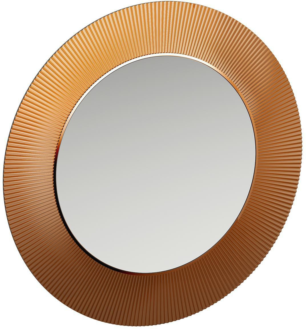 LAUFEN Spiegel KARTELL 780 x 780 mm mit indirekter LED-Beleuchtung in Bernstein