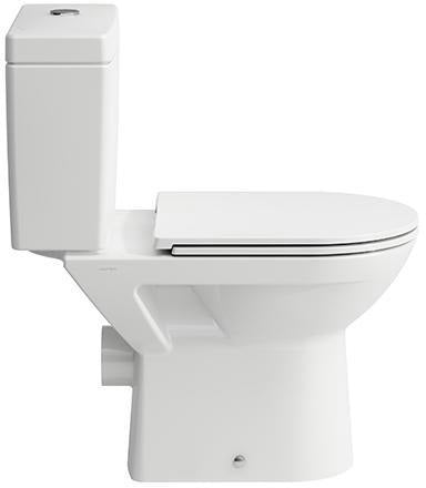 LAUFEN PRO Tiefspül-WC Kombination 670x360x400 mm, Abgang waagerecht, weiß