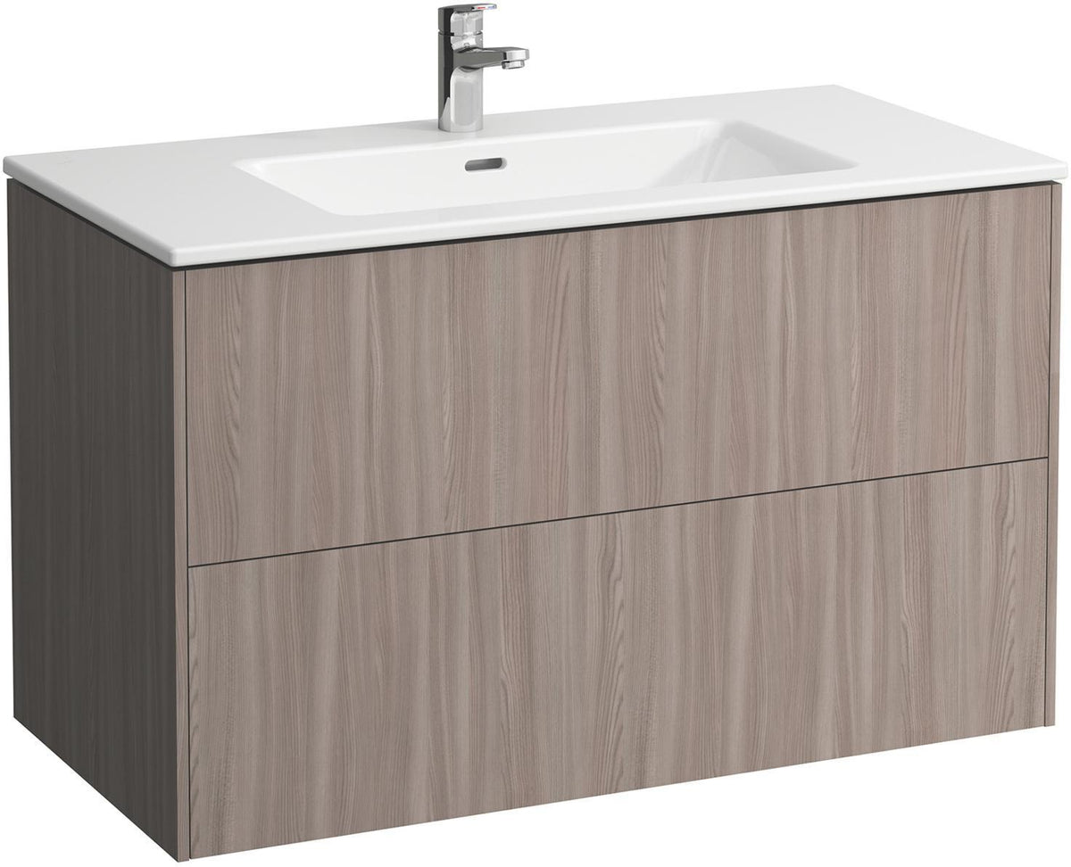 LAUFEN Waschtisch PRO S BASE mit Unterbau 1000x500 mm, 2 Schubladen, weiß matt