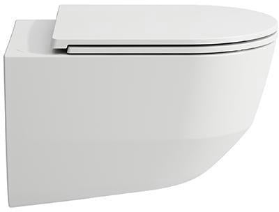 LAUFEN PRO Wand-WC spülrandlos tief 360x530mm weiß – wandhängend