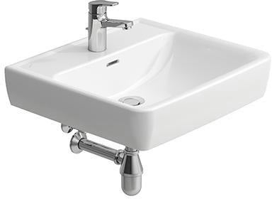 LAUFEN PRO A Waschtisch 550x480mm mit Überlauf und CleanCoat in Weiß