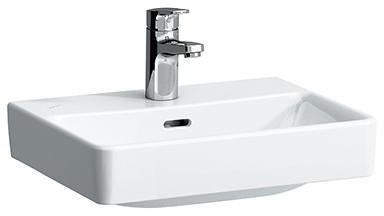 LAUFEN PRO S Aufsatzhandwaschbecken 450x340mm Weiß ohne Hahnloch ohne Überlauf