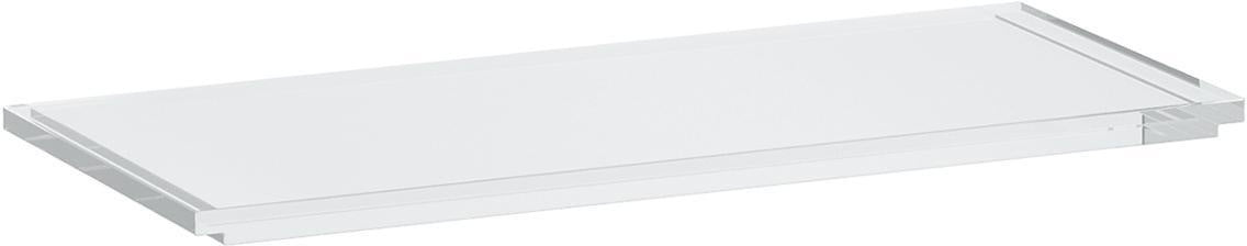 LAUFEN Ablage KARTELL für Waschtisch 460 x 200 x 15 mm kristallklar