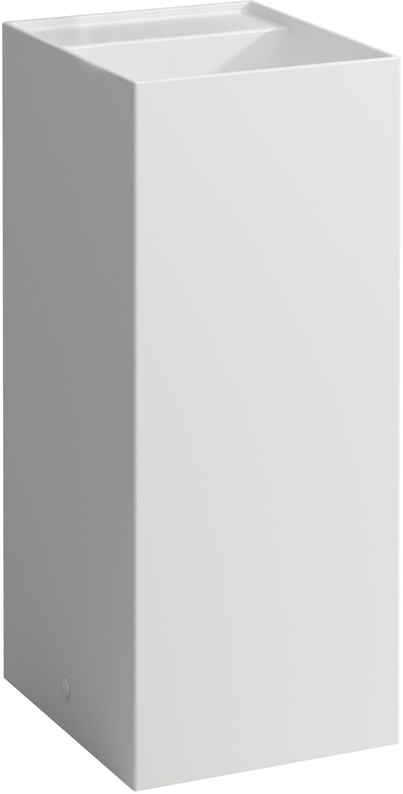 LAUFEN Waschtisch KARTELL LAUFEN freistehend 900 mm weiß 1 Hahnloch ohne Überlauf