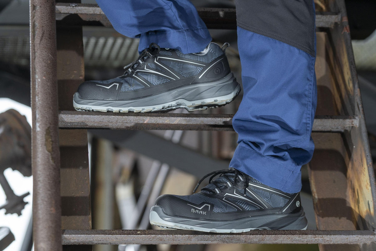 BAAK Sicherheitsschuh Pat S3S ESD Textil schwarz Gr. 38 – Leichter Schutz mit Komfort