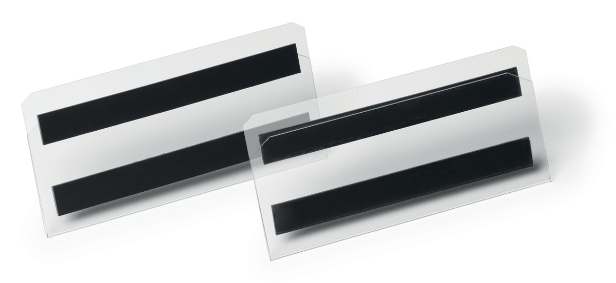DURABLE Etikettentasche 100x38 mm transparent magnetisch für Metallflächen