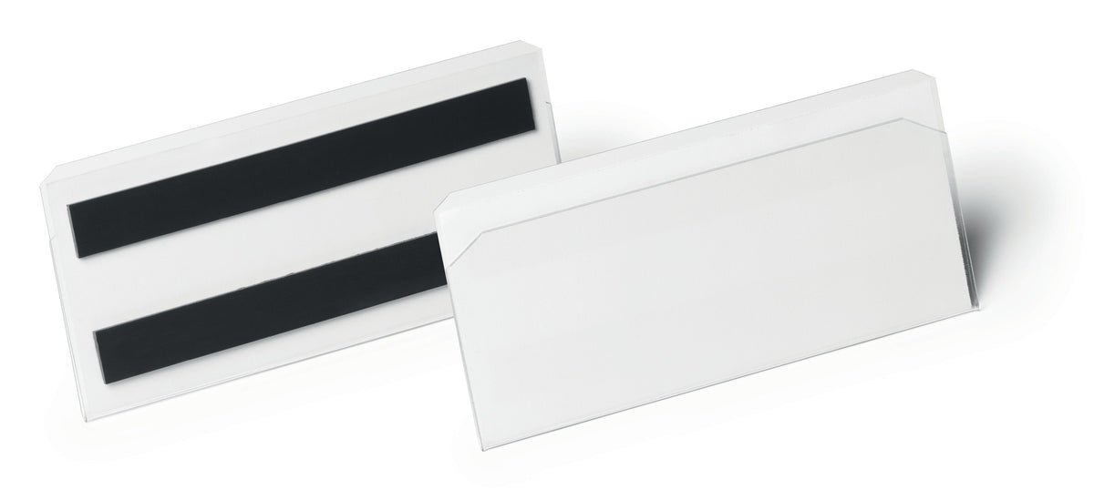 DURABLE Etikettentasche 100x38 mm transparent magnetisch für Metallflächen