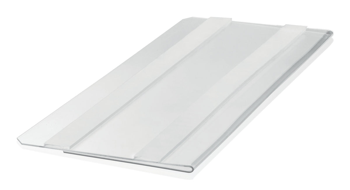 DURABLE Etikettentasche 100 x 38 mm selbstklebend transparent – scannertauglich & dokumentenecht