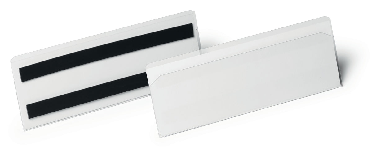 DURABLE Etikettentasche 100x38 mm transparent magnetisch für Metallflächen
