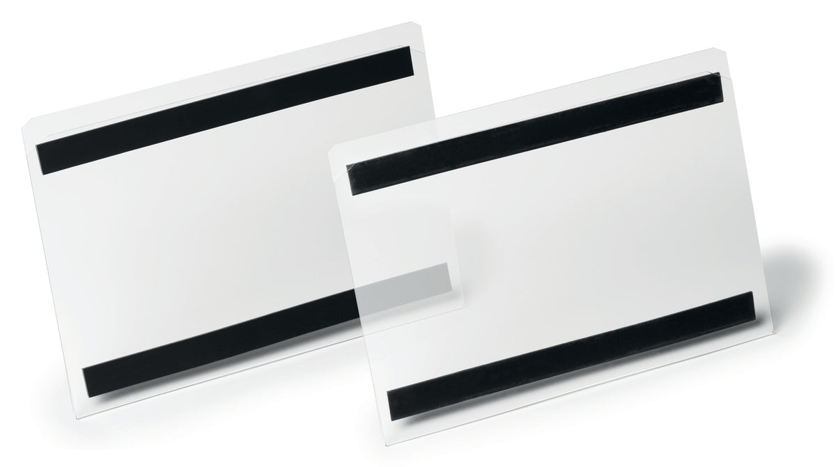 DURABLE Etikettentasche 100x38 mm transparent magnetisch für Metallflächen