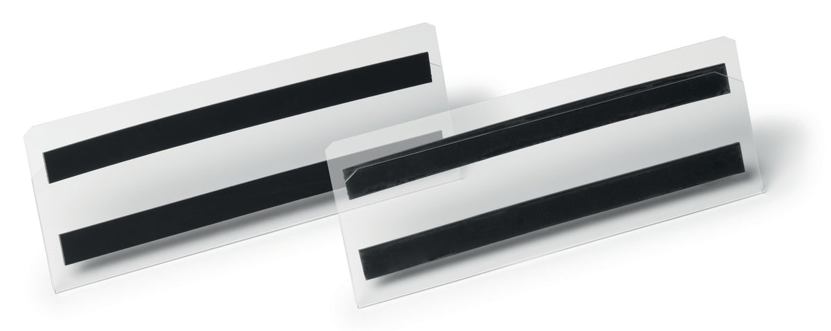 DURABLE Etikettentasche 100x38 mm transparent magnetisch für Metallflächen