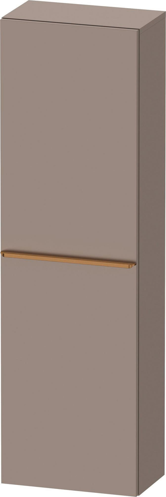 DURAVIT D-Neo Halbhochschrank 400 mm Eiche Terra matt, 1 Tür rechts, Soft-Close