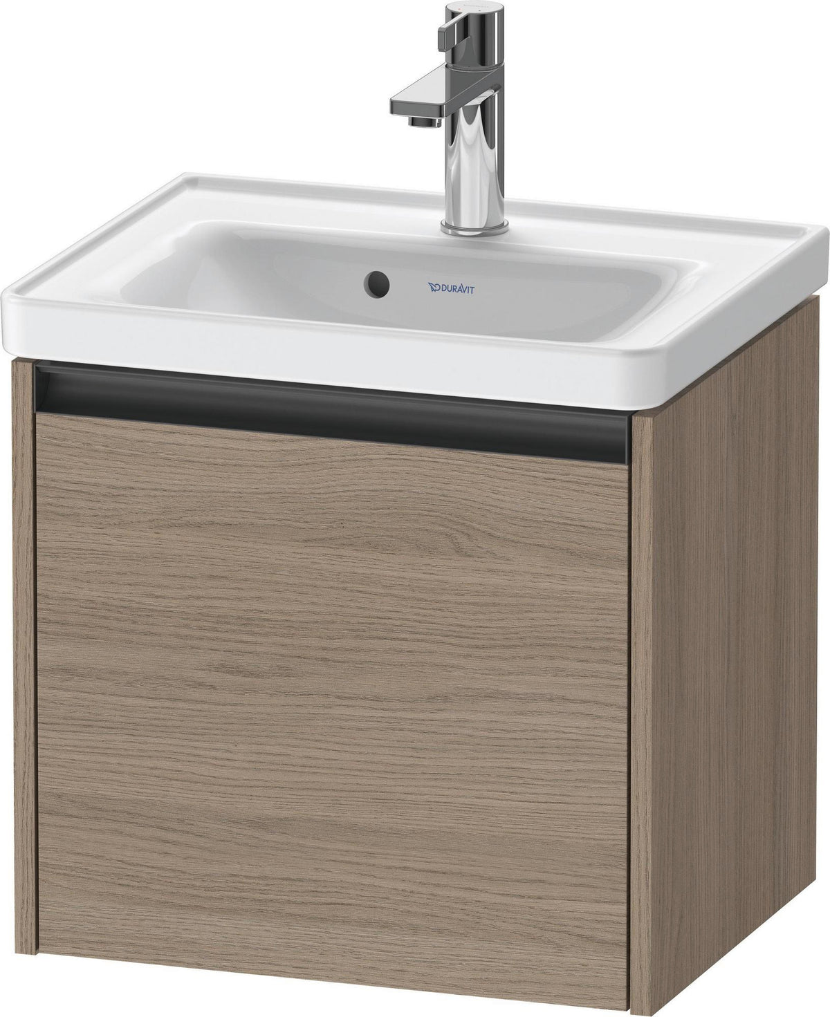 Duravit Ketho.2 Waschtischunterbau wandhängend 484 mm Eiche Terra Matt mit 1 Auszug