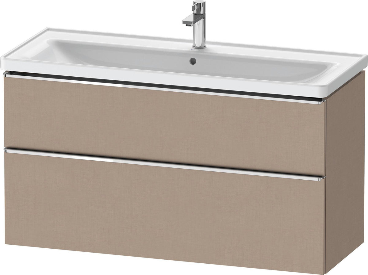 DURAVIT D-Neo Waschtischunterbau 1184 mm Eiche Schwarz mit Bronze Griff