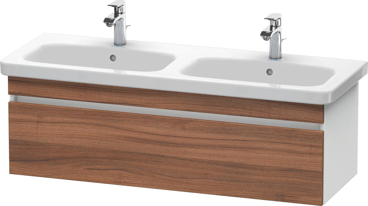 Duravit DuraStyle Waschtischunterbau 1230 mm betongrau matt – wandhängend, 1 Auszug, Soft-Close