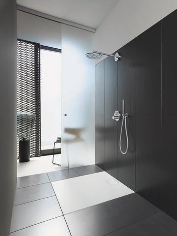 DURAVIT Stonetto Duschwanne 900x900mm Mineralguss weiß matt – rutschhemmend & bodenbündig