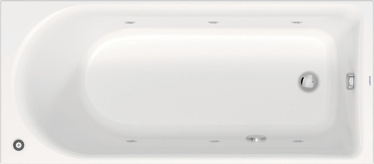 DURAVIT D-Neo Whirlwanne 1500x750 mm Einbau mit Jet-Project, 6 verstellbare Düsen, Weiß
