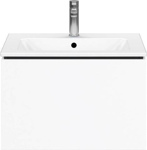 Duravit L-Cube Waschtischunterbau 620 mm taupe supermatt mit Tip-On-Technik
