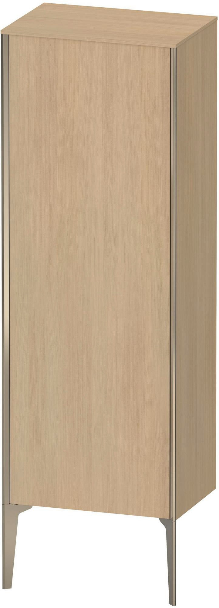 Duravit XViu Halbhochschrank 1330 mm, mediterrane Eiche, mit Tip-on Technik & Soft-Close