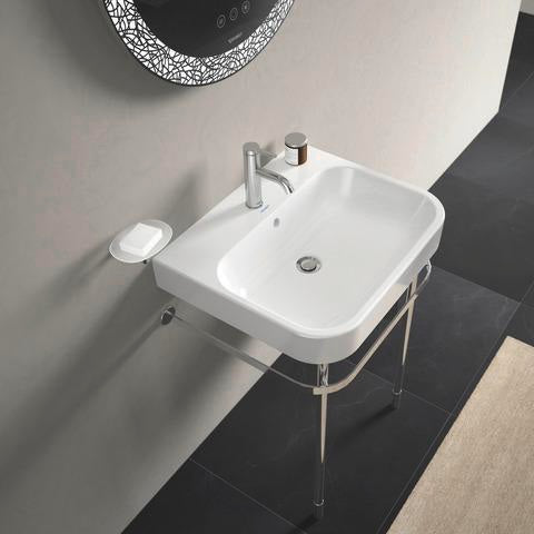 DURAVIT Möbelwaschtisch Happy D.2 600 mm mit Überlauf, 1 Hahnloch, weiß