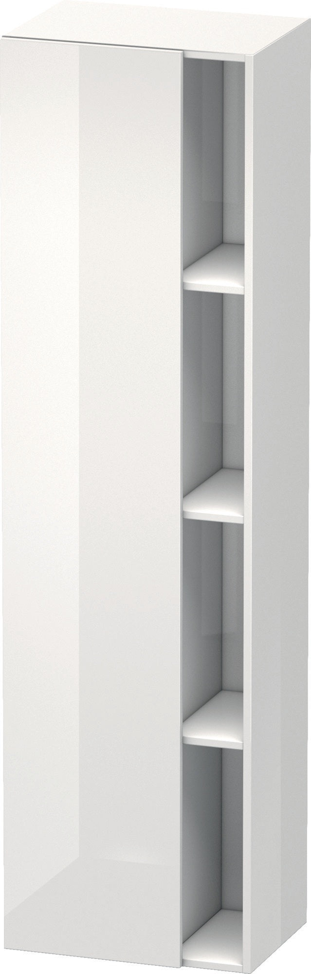 DURAVIT DuraStyle Hochschrank 360x500x1800mm, 1 Tür links, weiß matt – Wandhängend mit Soft-Close