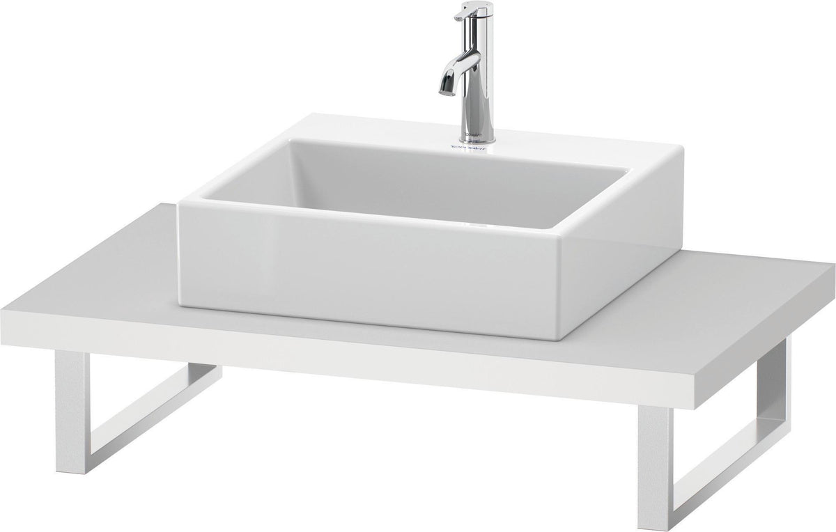 DURAVIT DuraStyle Konsole variabel 45x550 mm weiß matt – wandhängend, mit Ausschnitt