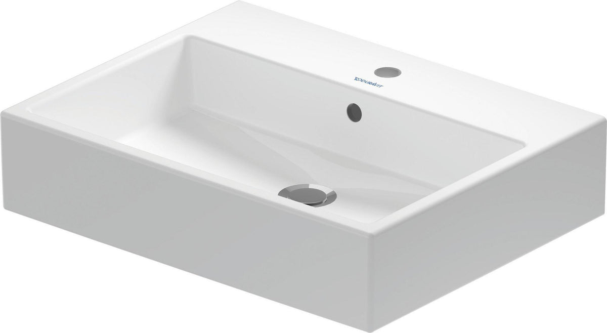 Duravit Waschtisch Vero Air 600 mm mit Überlauf und Hahnlochbank, weiß