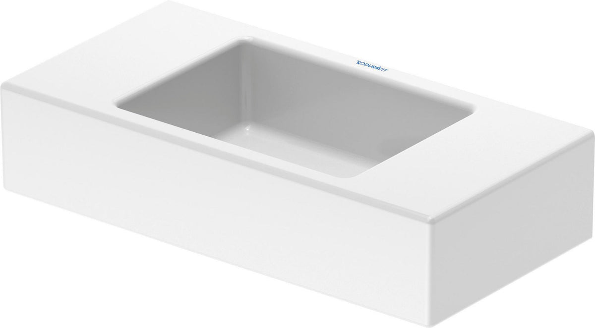 DURAVIT Vero Air Handwaschbecken 500 mm ohne Hahnloch & Überlauf – Weiß, wandhängend