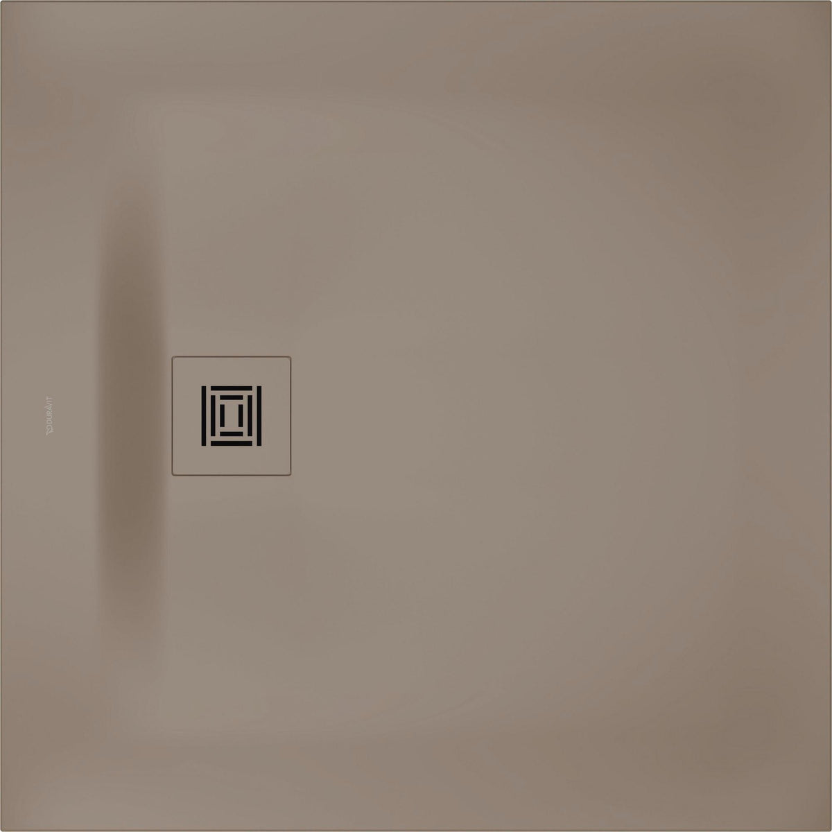 DURAVIT Sustano Duschwanne 800x800x30 Mineralguss Greige Matt – Quadratisch, Bodenbündig, Rutschhemmend