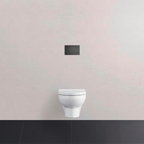 DURAVIT DuraSystem Betätigungsplatte Beta 100 Dual Flush Aufgesetzt Schwarz Matt