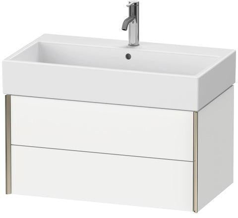 DURAVIT XViu Waschtischunterbau 784 mm mit 2 Schubkästen in Champagner matt