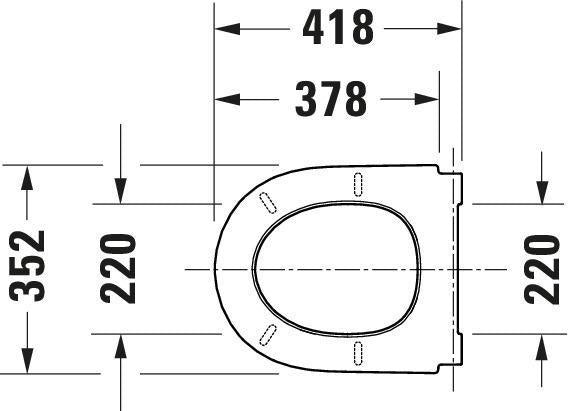 DURAVIT Qatego WC-Sitz Weiß mit Absenkautomatik – Studio F. A. Porsche Collection