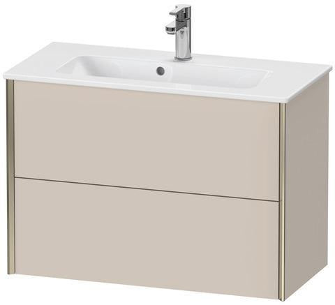 Duravit XVIU Waschtischunterbau 810x560x390mm 2 Schubkästen Kompakt S-matt