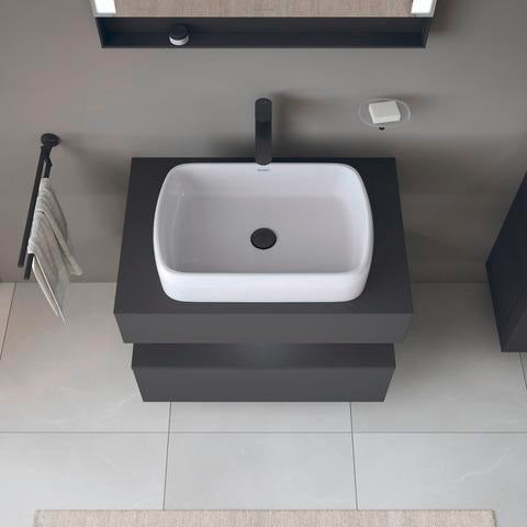DURAVIT Wave Einhebel-Waschtischmischer XL Bronze Gebürstet ohne Zugstange