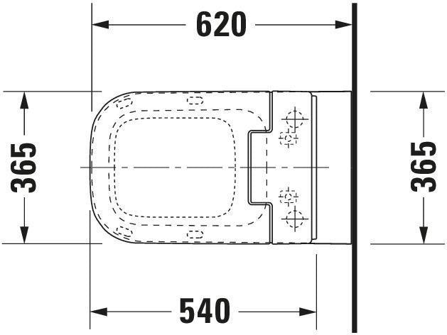 DURAVIT SensoWash Slim Dusch-WC-Sitz für Happy D.2 – mit Fernbedienung & Durchlauferhitzer
