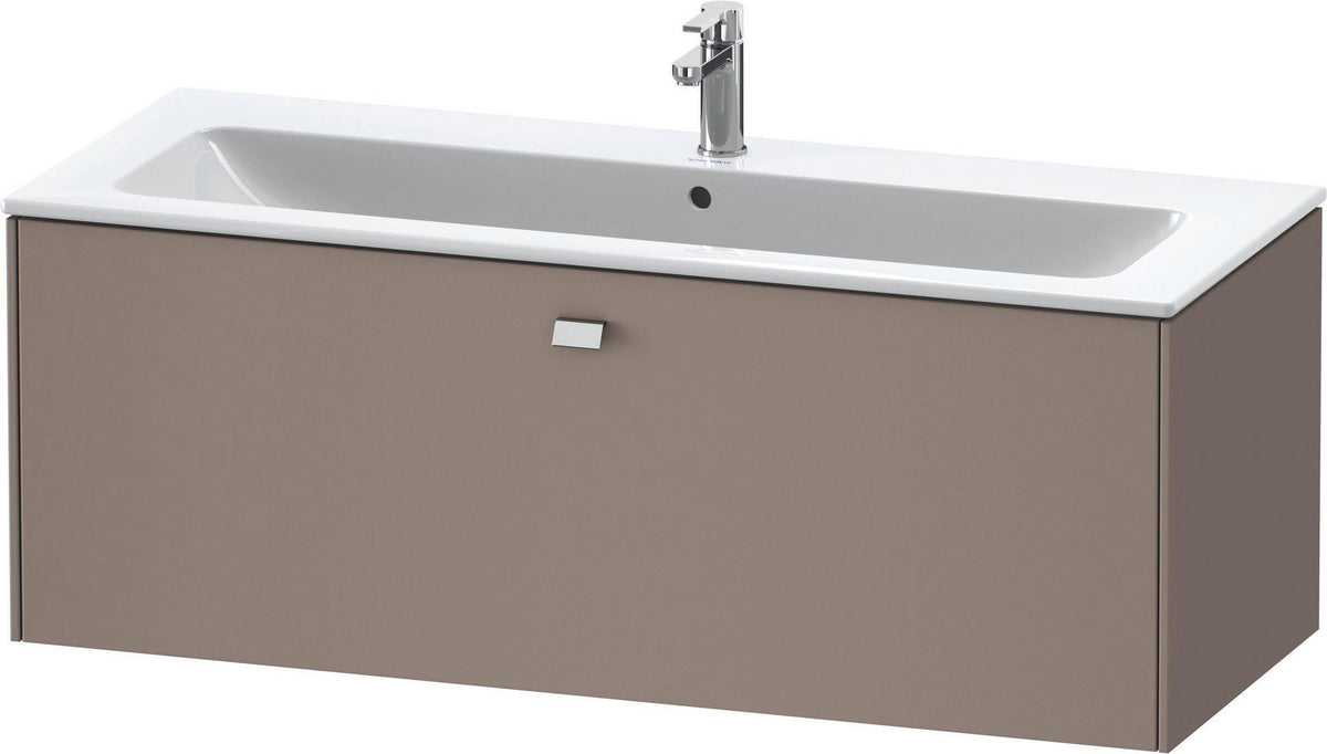 Duravit Brioso Waschtischunterbau 620 mm betongrau matt mit 1 Auszug und Soft-Close