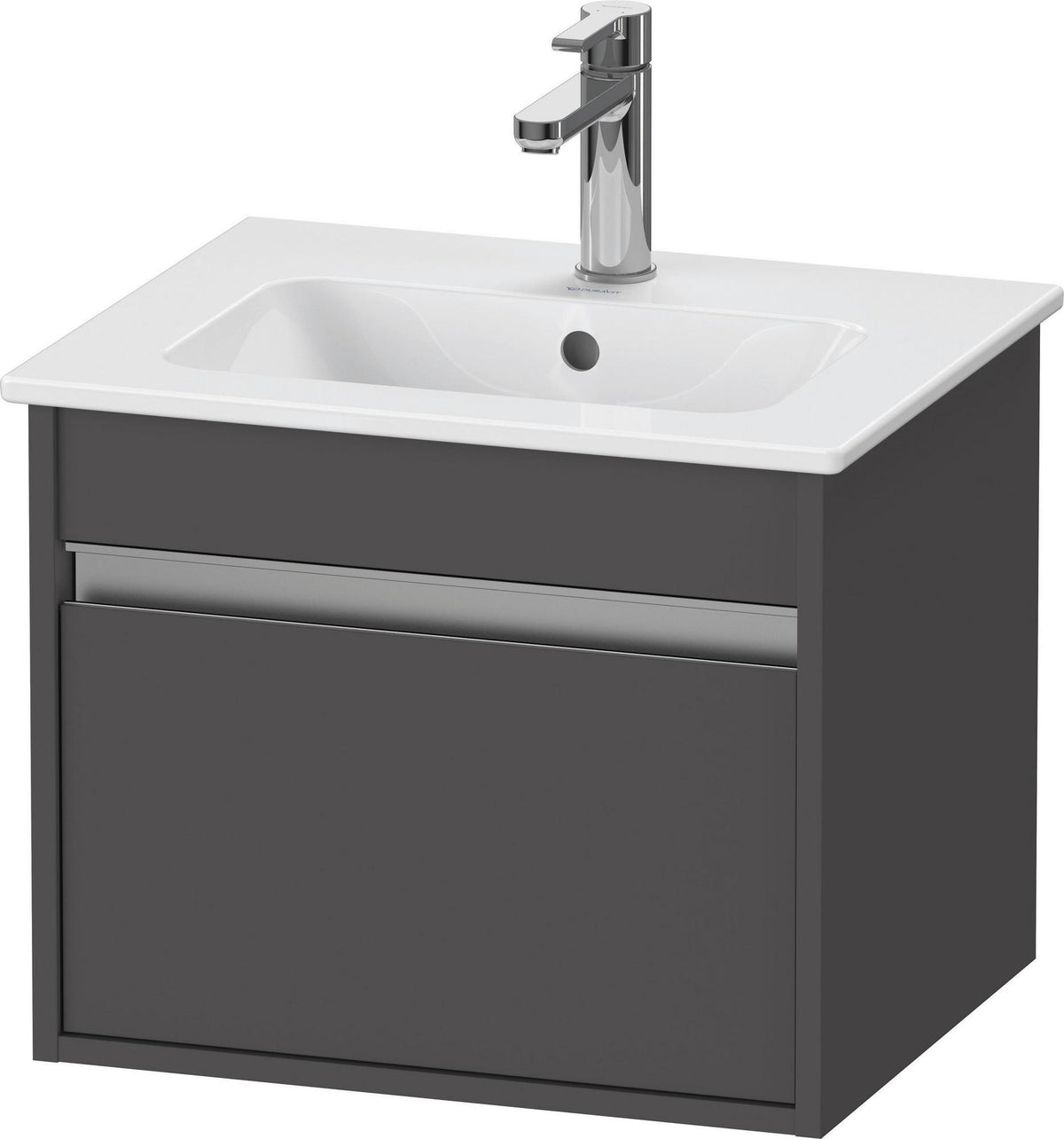 DURAVIT Ketho Waschtischunterbau 500 mm weiß matt, 1 Auszug, wandhängend, Soft-Close