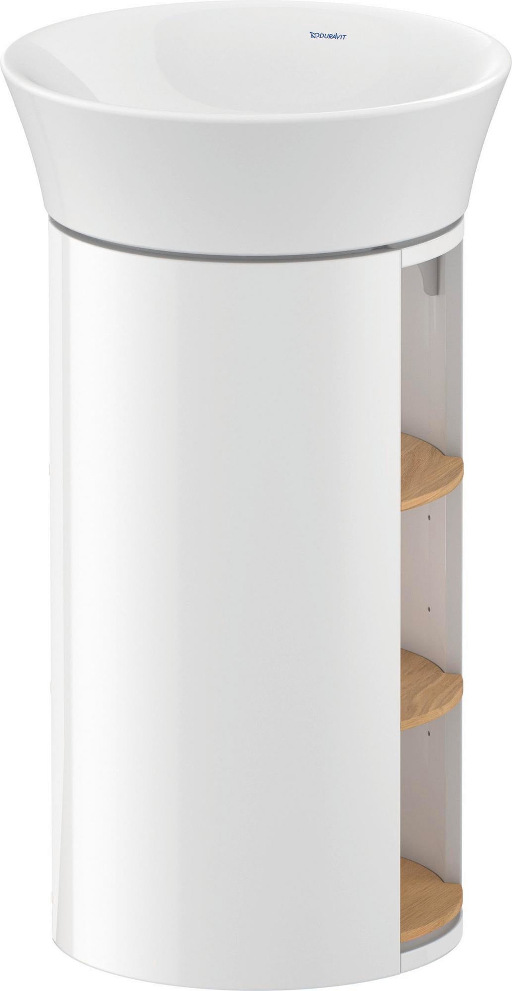 DURAVIT White Tulip Waschtischunterbau bodenstehend 410 mm weiß seidenmatt von Philippe Starck