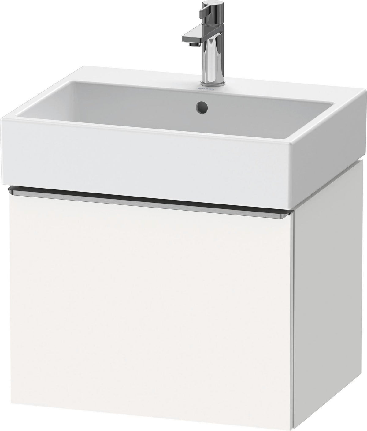 DURAVIT D-Neo Waschtischunterbau 584 mm wandhängend mit 1 Auszug, Griff Bronze, Weiß Matt