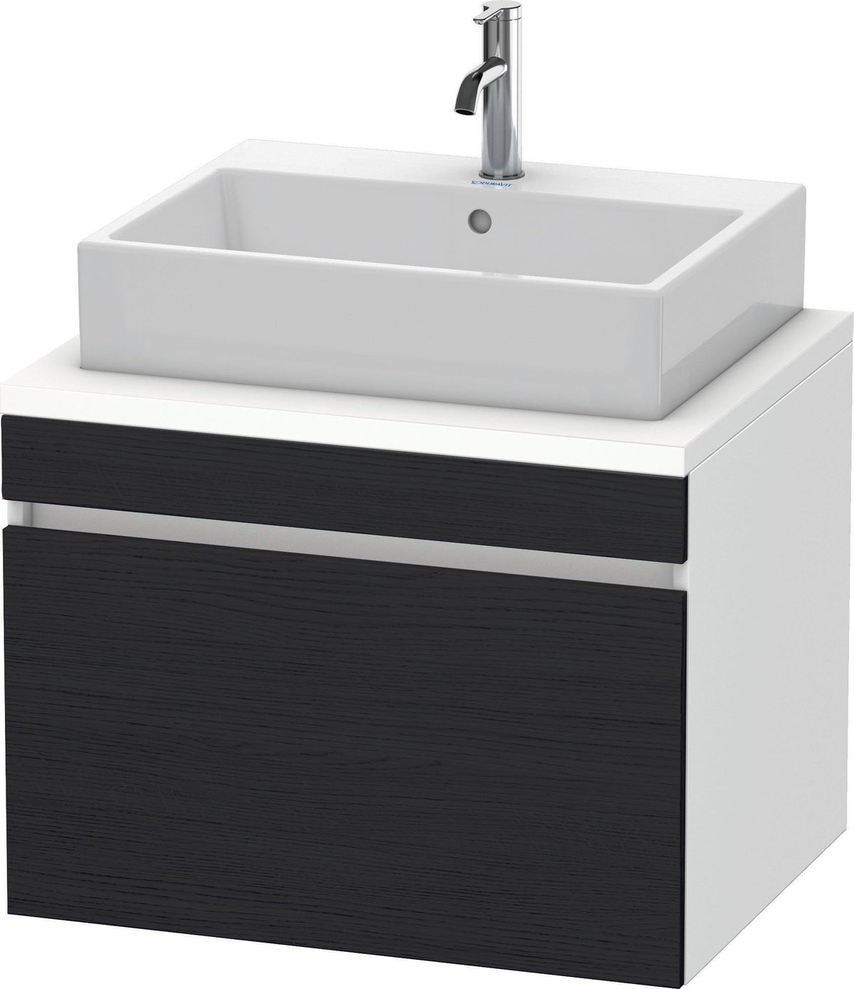 Duravit DuraStyle Konsolenwaschtischunterbau 700 mm betongrau matt mit 1 Auszug und Soft-Close