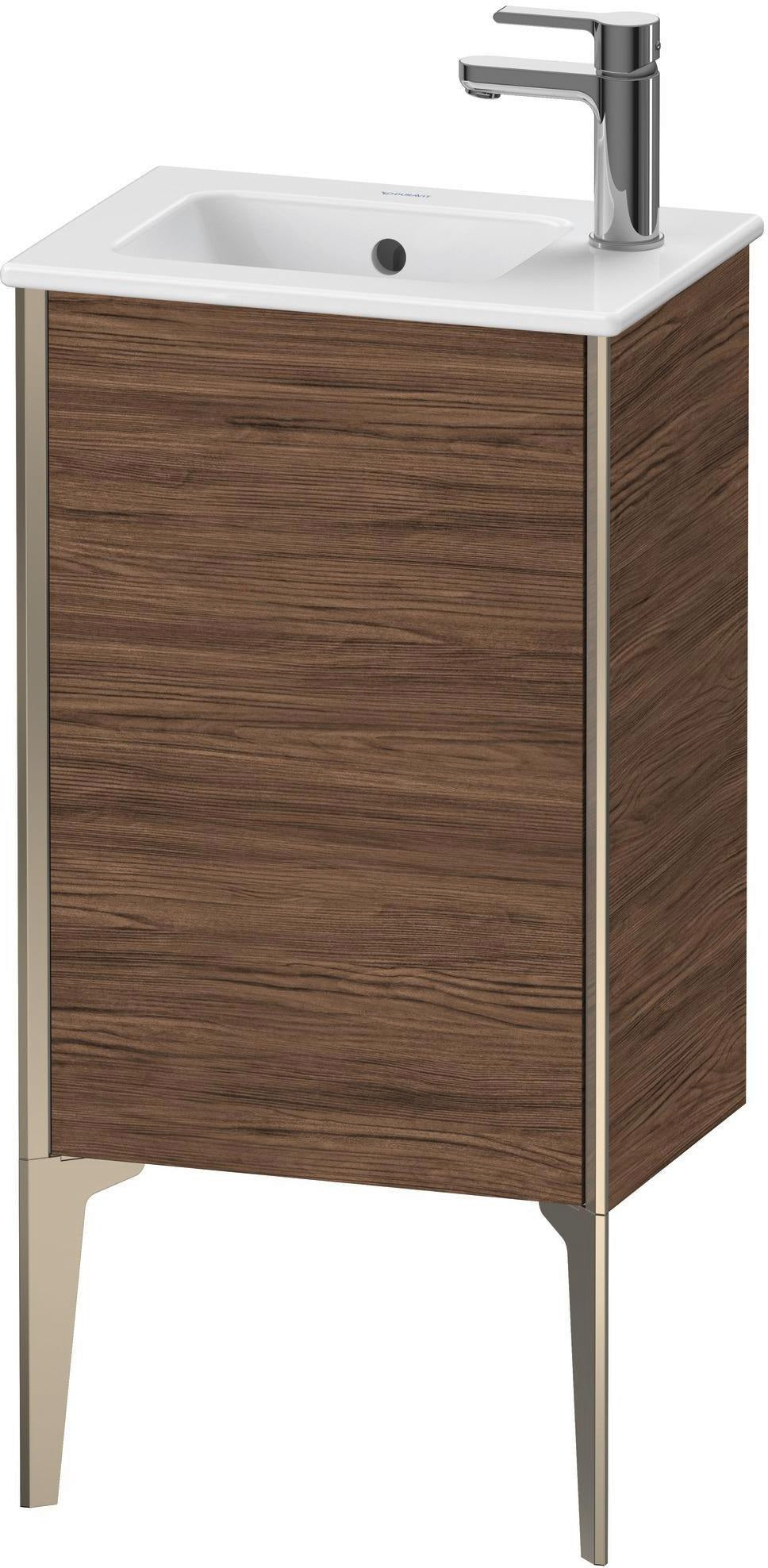DURAVIT XViu Waschtischunterbau bodenstehend 594 mm nussbaum dunkel, 1 Tür rechts
